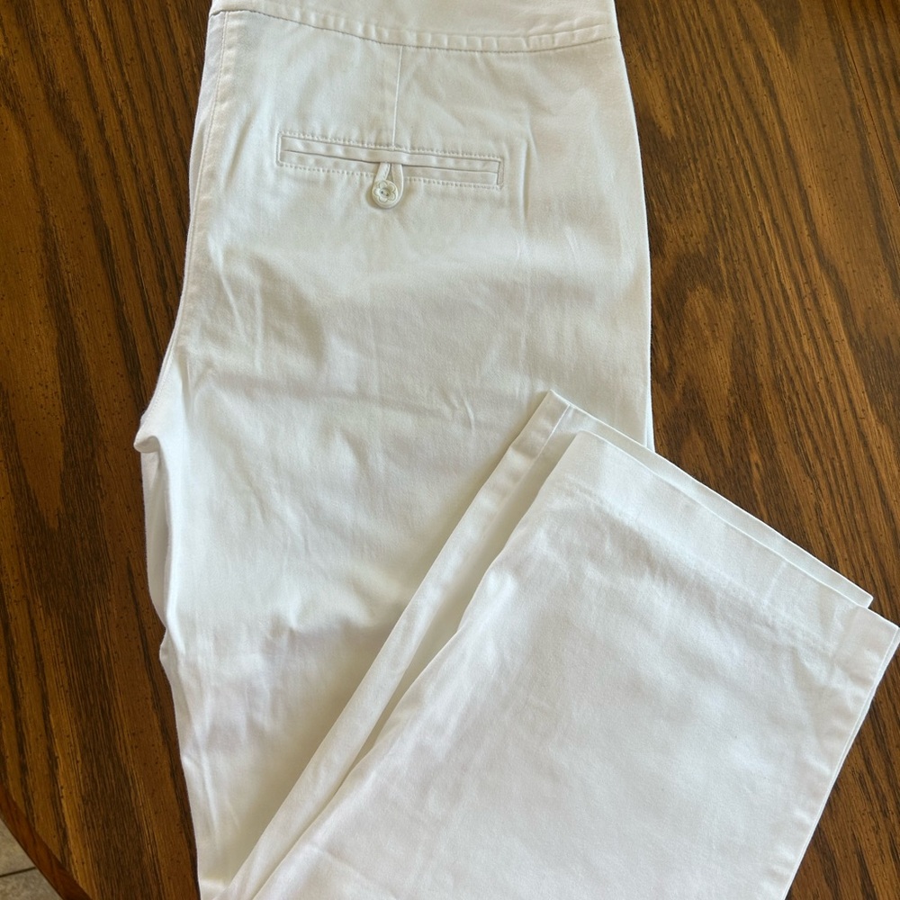 Style & Co. White Cotton Blend  Crop Pants size 4